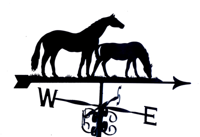 Mare and Foal weathervane